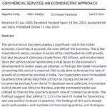 Forecasting Growth Rates Of India’s Net Commercial Services: An Econometric Approach | Bipasha Maity, Mehir Baidya, Srinivasan Palamalai & Sunil M Dev