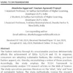 The ‘What’, ‘Why’ And ‘How’ Of Sustainable Fashion Apparel Consumption: A Systematic Literature Review Using TCCM Framework | Akanksha Aggarwal, Gautam Agrawal & Prajoyli Sharma