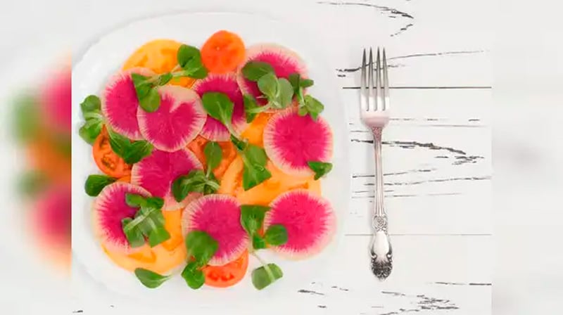 Tomato and Watermelon Carpaccio